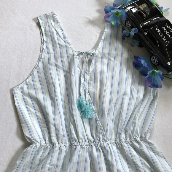 Miken Swim NWT Swim Coverup Romper Women XL - Picture 2 of 11